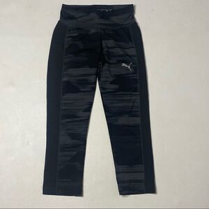 Puma | Black/Gray Yoga Capri’s